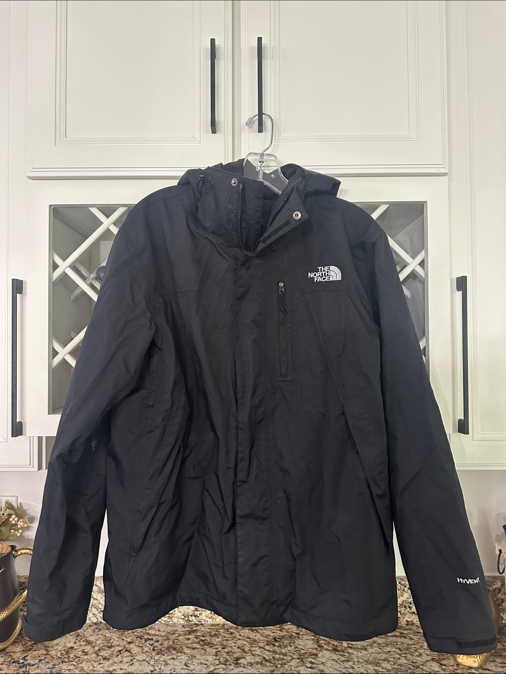 The North Face Black Men's Waterproof Hooded Shell